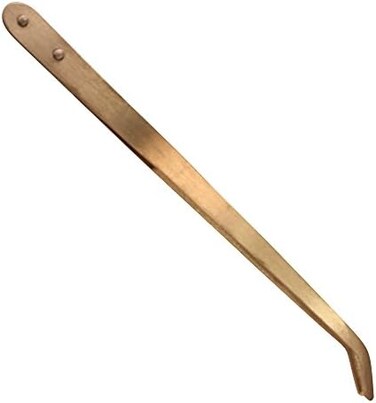 Copper Tongs, Curved, 22Cm