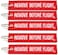 Rotary13B1 - Remove Before Flight Key Chain 5 Pack