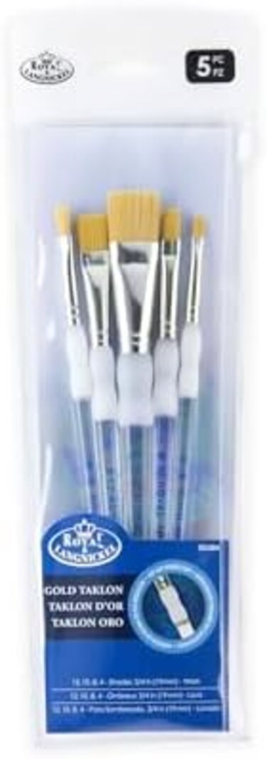 مجموعة Royal & Langnickel Soft Grip Flat 5/Pk
