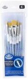 مجموعة Royal & Langnickel Soft Grip Flat 5/Pk