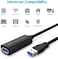 Rshtech USB 3.0 Active Extension Cable 32 Feet With 5V 2A Power Adapter, USB 3.0 Extender Male To Female Cord With Built-In Signal Booster Chips For Xbox, Ps4, USB Printer, Mouse, Keyboard, Etc