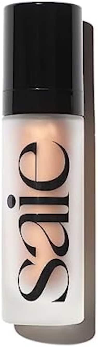 مضيء خفيف الوزن من Saie Glowy Super Gel - مضيء للبشرة المتوهجة، يمكن ارتداؤه بمفرده أو تحت المكياج - Sunglow (1 أونصة سائلة)