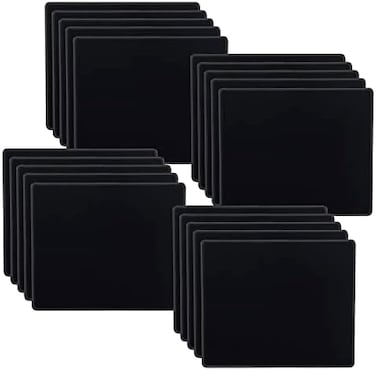 Saitech It 20 Pack لوحة ماوس 2 مم مع حواف مخيطة وقاعدة مطاطية غير قابلة للانزلاق، مجموعة لوحات ماوس ذات ملمس ممتاز ومقاوم للماء، لوحة ماوس لأجهزة الكمبيوتر والكمبيوتر المحمول، 8.66 × 7.1 بوصة