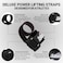 Schiek Sports Power Lifting Straps 1000 Pls, Black