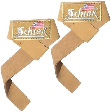 Schiek Sports Model 1000Lls Leather Weight Lifting Straps