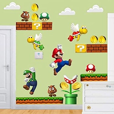 Brothers Wall Decals, Build A Scene Vinyl Wall Stickers, Removable Peel And Stick Decals