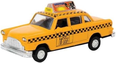 Schylling Nyc Taxi In Yellow With Pullback Action