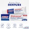 Secure Waterproof Denture Adhesive - Zinc Free - Extra Strong Hold For Upper, Lower Or Partials - 1.4 Oz (Pack Of 8)