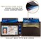 Serman Brands Mens Slim Bifold Wallet Rfid Blocking Minimalist Front Pocket Wallets For Men - Thin &amp; Stylish, B. Texas Brown Elite