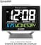 Sharp Atomic Desktop Clock With Color Display - Atomic Accuracy - Easy To Read Screen With Calendar &amp; Day Of Week Time/Date Display - Auto Set Digital Dual Alarm Clock - Perfect For Nightstand Or Desk