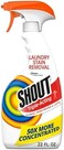 Shout Active Enzyme Laundry Stain Remover Spray For Clothes, Triple-Acting Formula Clings, Penetrates, And Lifts Tough &amp; Everyday Stains - 22Oz Prewash Spray