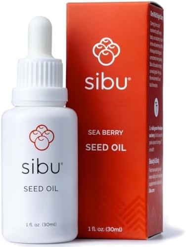 زيت بذور نبق البحر الفاخر، زيت ترطيب مستخرج من ثاني أكسيد الكربون النقي بنسبة 100%، عضوي فائق الحرج، أوميغا 7، تهيج الجلد، حب الشباب، علاج إنقاذ للبشرة التي تعاني من مشاكل، زجاجة 30 مل