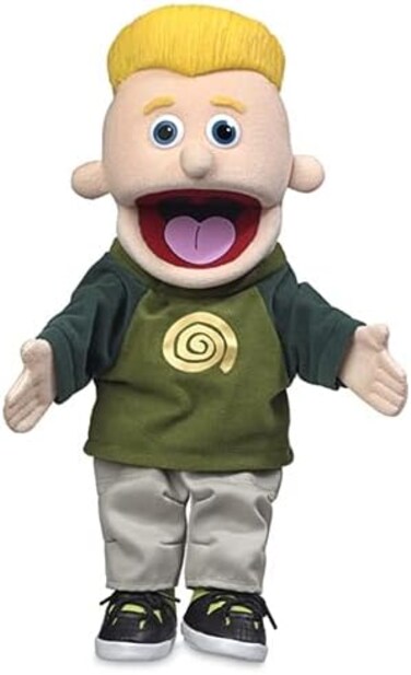 Silly Puppets 14" Eddie, Peach Boy, Hand