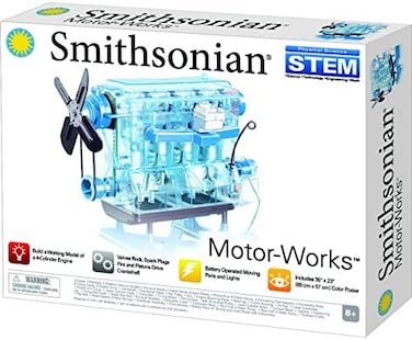 Smithsonian Motor Works Blue, 15.0X11.0X2.0, 49013