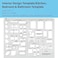 مجموعة قوالب تصميم المنزل المعماري والداخلي من Sooez - أدوات رسم وصياغة بمقياس 1/4 للأثاث والهندسة المعمارية