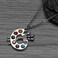 Sportybella - Artist Paint Palette And Brush Charm Pendant Necklace, Silver Plated Multi-Colored Rhinestone, Gift For Painters And Those Who Love Arts, Necklace For Women, Teens, And Girls
