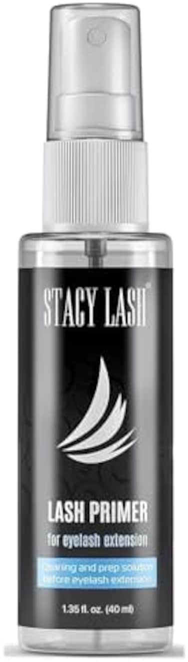 Eyelash Extension Primer/Cleanser (1.35Fl.Oz/40ml) /Protein Oil Remover/Increase Adhesive Bonding Power Retention/Pretreatment For Individual Semi Permanent Extensions Glue Supplies