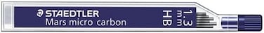 ستيدلر ،مايكرو مارس كربون ،سنون قلم رصاص ميكانيكية ،1.3 مم ،Hb ،60 مم × 6 (250 13 Hb)