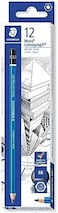 قلم رسم فني من الجرافيت من Staedtler Mars Lumograph 8B، سلسلة ناعمة ومقاومة للكسر، 12 عبوة، 100-8B