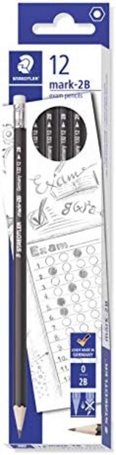 أقلام الرصاص ستيدتلر بلاك ليد 2B (صندوق 12 قطعة)