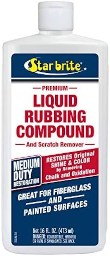 Star Brite Liquid Rubbing Compound 16 Oz. Oxidation &amp; Scratch Remover