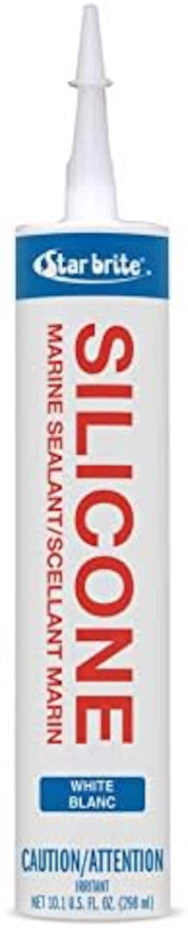 مانع التسرب من السيليكون من ستار برايت مارين، أبيض، 10.3 أونصة