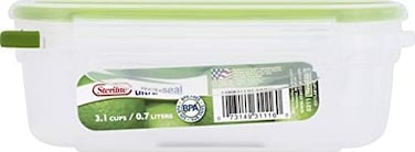 Sterilite Fba_3111606 3.1C حاوية مستطيلة، 3.1 كوب، ورقة جديدة