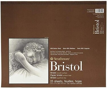Strathmore Brstl 400 2Ply Sm 14X17Tb 15Sh