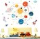 Planets Wall Sticker Solar System Wall Decals Children Wall D&eacute;cor Removable Art Decor Space Decoration For Boys Girls Bedroom Wall Decals