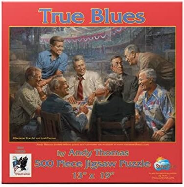 True Blues 500 Pc Jigsaw Puzzle
