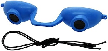 Super Sunnies Evo Flexible Tanning Bed Goggles Eye Protection UV Blue Glasses