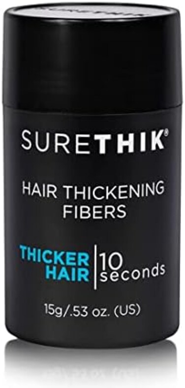 ألياف أكثر سماكة للشعر، باللون الأسود