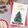 Christmas Cards Set - 24 Gold Foil Holiday Cards With Red Envelopes - 6 Assorted Designs Multipack Featuring Traditional Yuletide Images! Bulk Blank Greeting And New Years Cards - 4.25&rdquo;X5.75&rdquo;