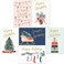 Christmas Cards Set - 24 Gold Foil Holiday Cards With Red Envelopes - 6 Assorted Designs Multipack Featuring Traditional Yuletide Images! Bulk Blank Greeting And New Years Cards - 4.25&rdquo;X5.75&rdquo;