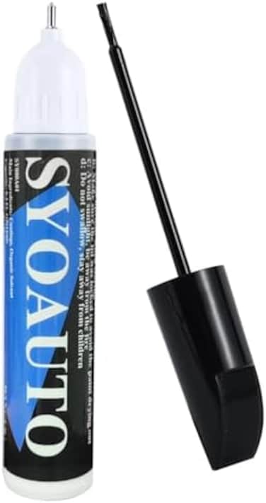Black Touch Up Paint For Cars, Auto Touch Up Paint Black Scratch Repair Automotive Black Car Paint Pen 2 In 1 Car Touch Up Paint 0.4 Oz