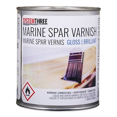 طلاء System Three Marine Spar، لامع، علبة 1 كيو تي
