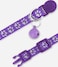 Taglory Reflective Cat Collar With Bell And Safety Release, 2-Pack Girl Boy Pet Kitten Collars Adjustable 19-32Cm Purple