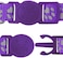 Taglory Reflective Cat Collar With Bell And Safety Release, 2-Pack Girl Boy Pet Kitten Collars Adjustable 19-32Cm Purple