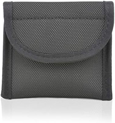 حقيبة قفازات من اللاتكس - للمستجيبين الأوائل - الشرطة، الإطفاء، الطوارئ، الأمن، أسود، قياسي