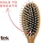 Tek Big Oval Hairbrush In Ash Wood With Short Pins