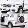 نموذج سيارة بنز G63 بمقياس 1:36 للأطفال، لعبة سيارات من سبيكة السحب للخلف G Wagon للأطفال الصغار هدية للأولاد والبنات (أبيض)