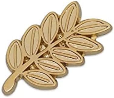 دبوس طية صدر ذهبي من أكاسيا سبريج - طول 2.54 سم