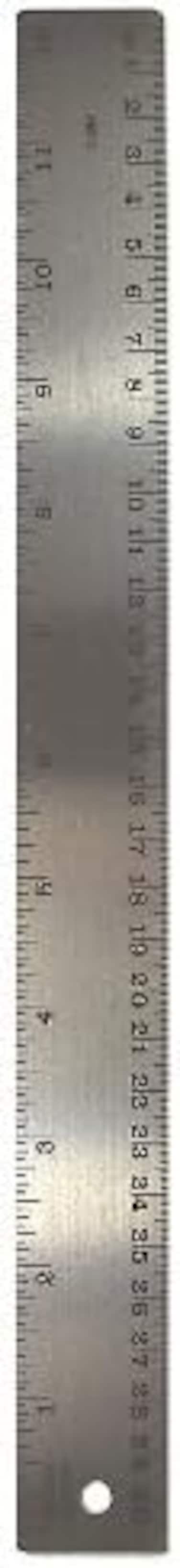 The Pencil Grip Classics Stainless Steel Ruler With Cork Backing (Tpg-152), 12 Inches