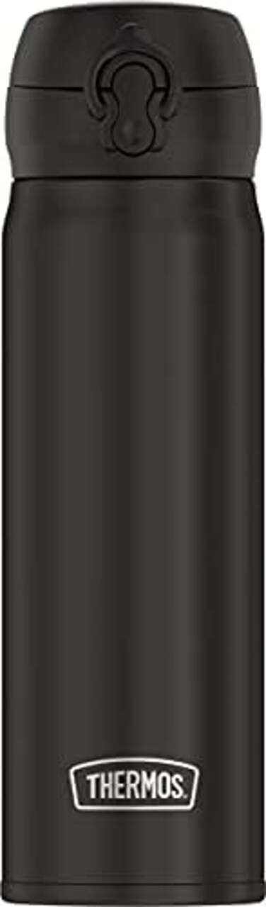 Thermos 16Oz Stainless Steel Direct Drink Bottle, Black