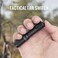 Edc Flashlight Archer Mini، 405 Lumens Tail Switch LED Flashlight، USB C قابلة للشحن قلم جيب صغير للتخييم، في الهواء الطلق، والطوارئ - أبيض بارد