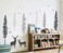 Nursery Wall Decal - Dreamy Forest With Pine Tree, Animals &amp; Deer - DIY Impressive Children Room