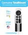حامل Totalmount لجهاز Apple TV Remote - لا تفقد أبدًا جهاز Apple Tv Siri Remote مرة أخرى (يتضمن الحامل لاصقًا قابلاً للإزالة لمنع تلف الجدار)