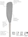 Tovolo Flex-Core Long Jar Scraper Spatula Stainless Steel Handle, Heat-Resistant Silicone Head With Curved Front For Scooping &amp; Scraping, Dishwasher-Safe &amp; Bpa-Free, Oyster Gray