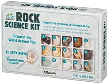 Toysmith Stem Toy Rock Science Kit Geology Mineral Specimen For Kid Geologists