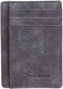 Travelambo Front Pocket Minimalist Leather Slim Wallet Rfid Blocking Medium Size